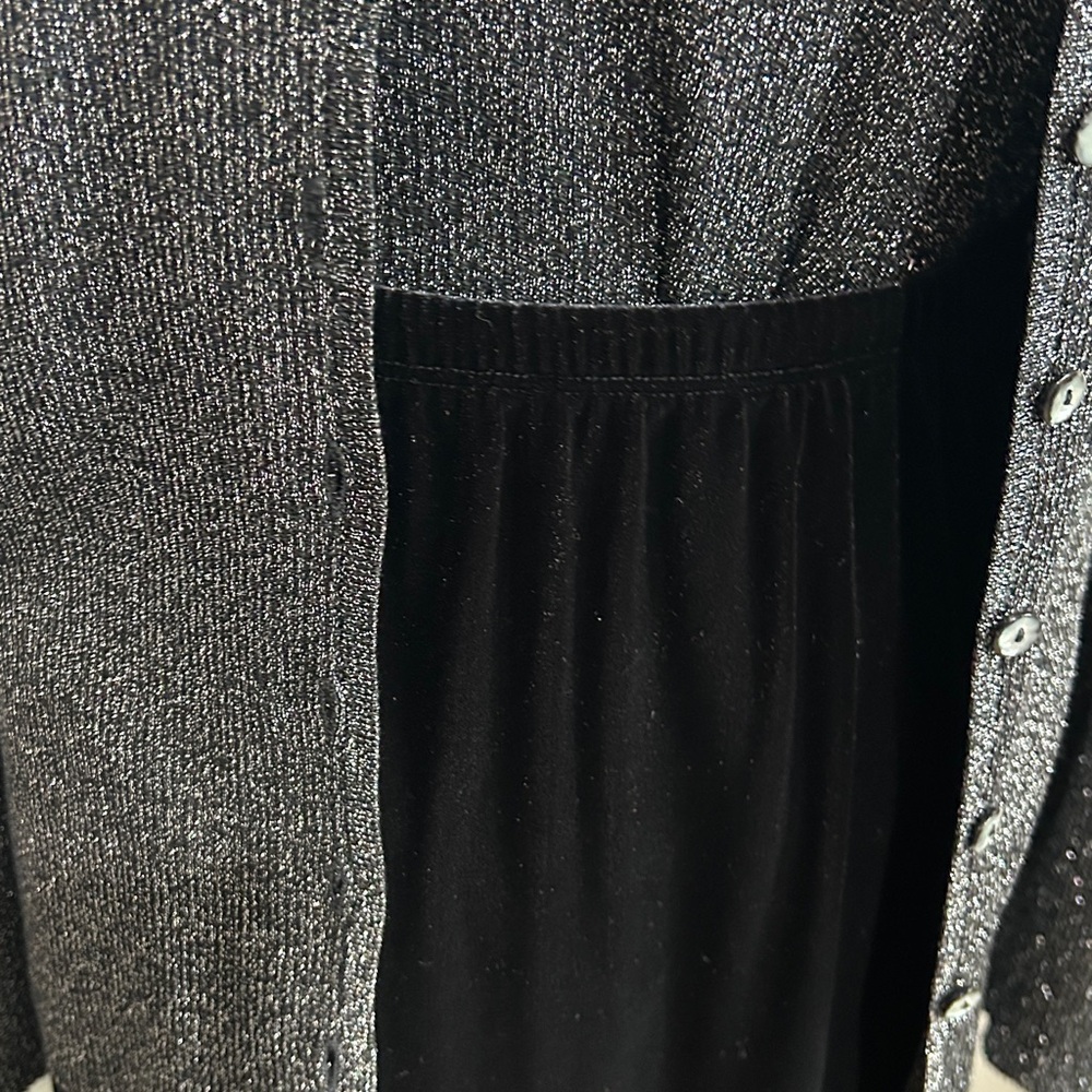 Casual Corner Black and Silver Women's Outfit - Picture 3 of 5